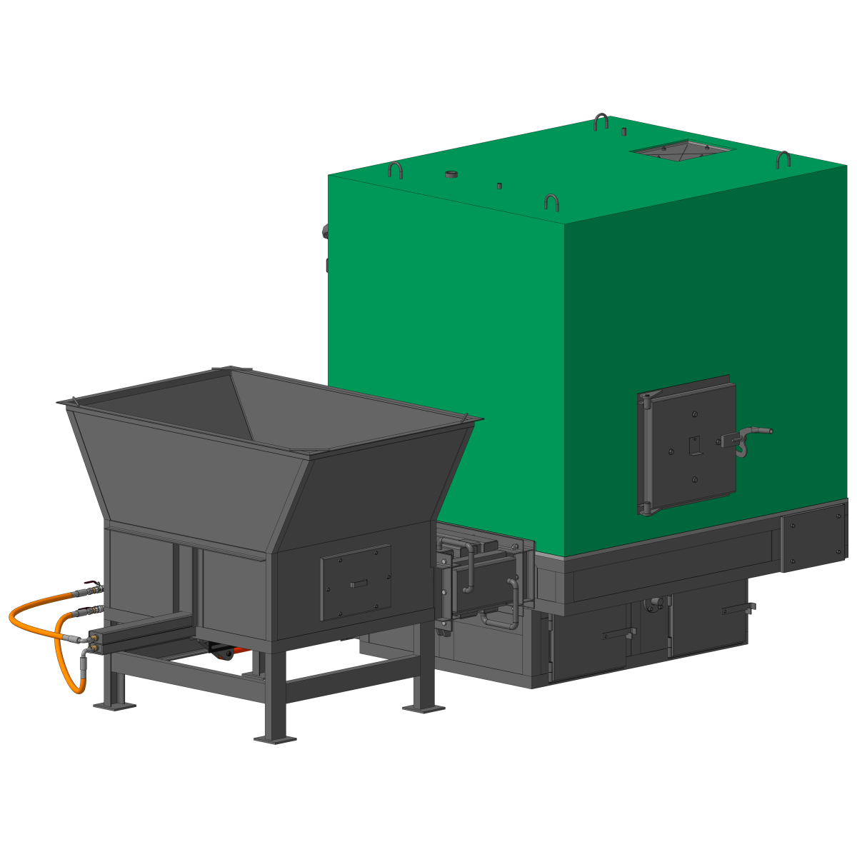 Твердотопливный котел КВТ-400М с механизированной загрузкой топлива (пеллет) (1) Твердотопливный котел КВТ-400М с механизированной загрузкой топлива (пеллет) (1)